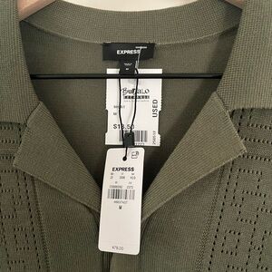 Express Olive men’s shirt button down